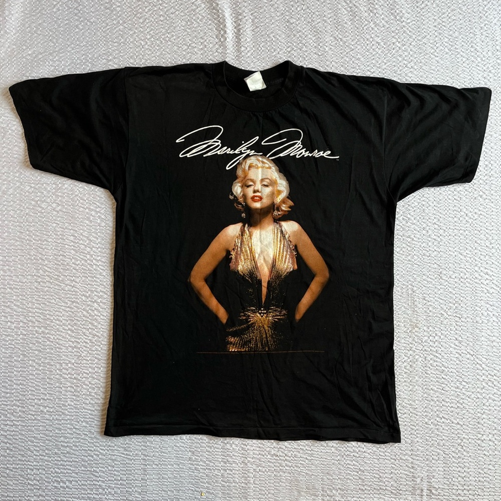 Vintage Marilyn Monroe Shirt Winterland Black Mens Size XL Made In USA Rare - Picture 1 of 11